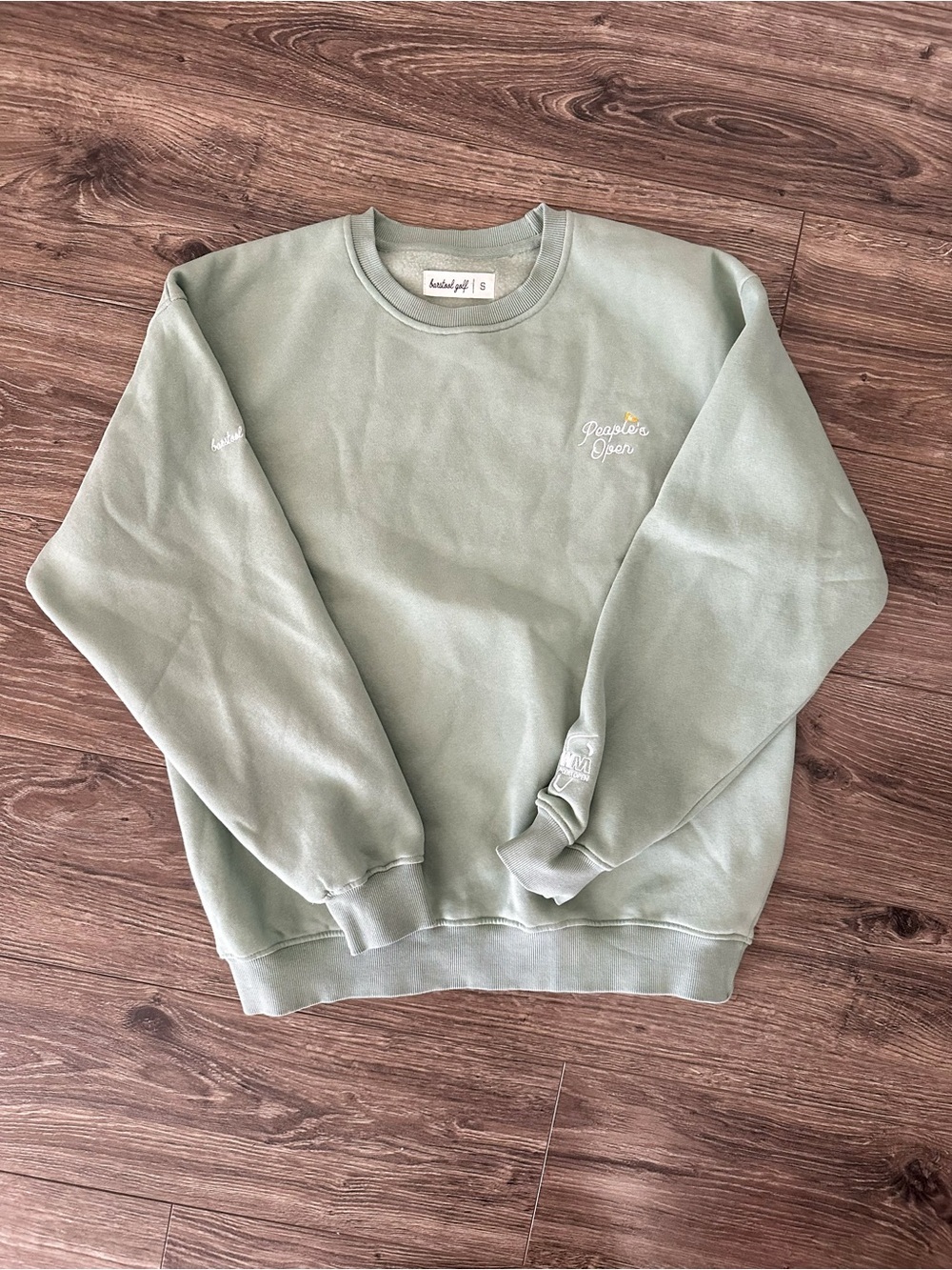 Barstool Sports Oversized Phoenix Open Sage Crewneck Sweatshirt